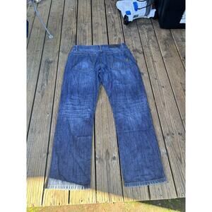 Vintage Y2K Rocawear Size 38x34 Blue Jeans Baggy Wide Leg